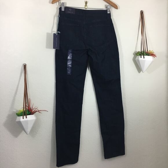 NYDJ Not Your Daughters Jeans dark blue high rise skinny jeans NEW 0 - Picture 3 of 6